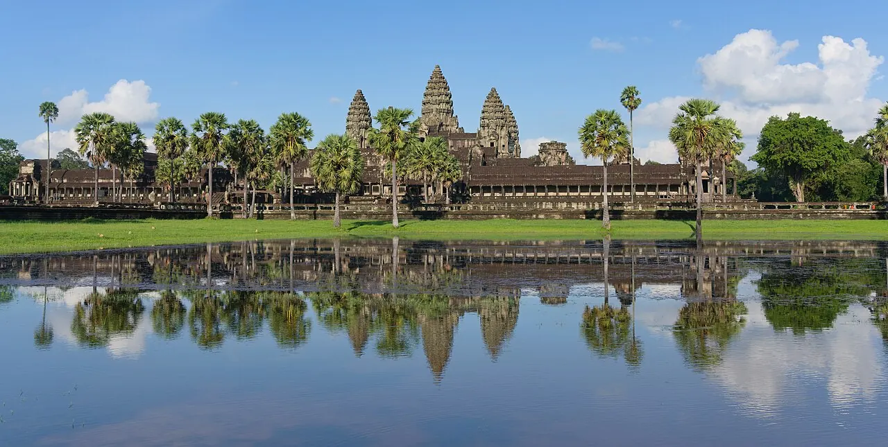 Angkor — Angkor Vat et son reflet dans l’eau